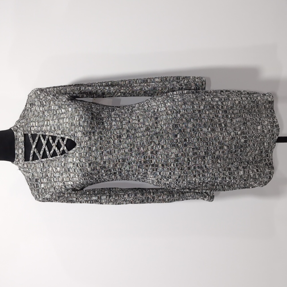 No Comment Gray Knit Dress
